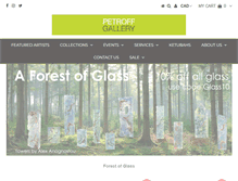 Tablet Screenshot of petroffgallery.com